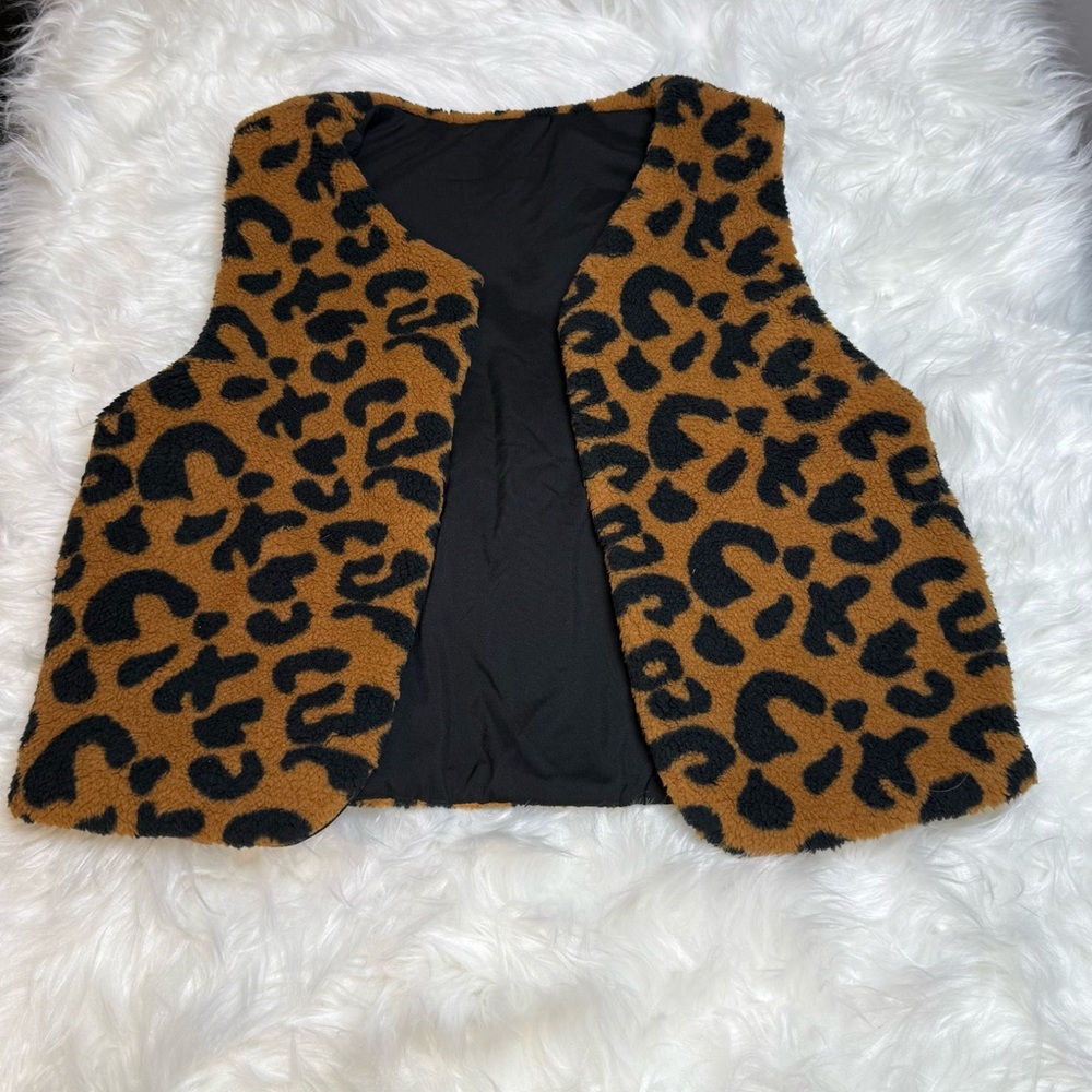 Leopard Print Vest